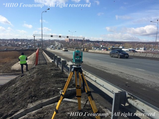 Геодезическая съемка моста в г.Самара для капитального ремонта